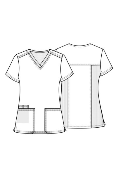 Komplet medyczny damski Cherokee Revolution Tech (bluza V-neck, spodnie Mid Rise) czarny-14
