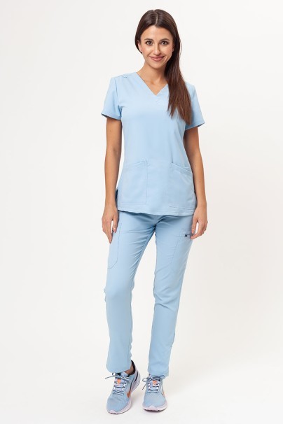Bluza medyczna damska Uniforms World 109PSX Shelly błękitna-5