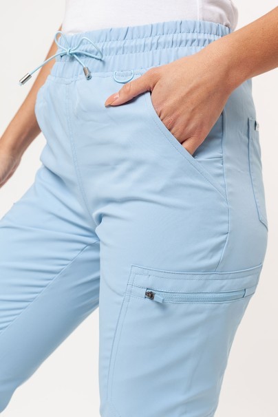 Spodnie medyczne damskie Uniforms World 109PSX Yucca błękitne-3