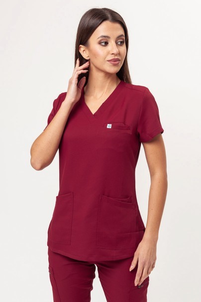 Komplet medyczny damski Uniforms World 109PSX Shelly Classic (spodnie Yucca) burgundowy-2