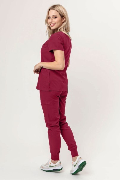 Komplet medyczny damski Uniforms World 109PSX Shelly Jogger (spodnie Ava) burgundowy-1