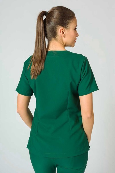 PROMO Bluza medyczna damska Sunrise Uniforms Premium Joy butelkowa zieleń-1