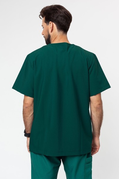 PROMO Bluza medyczna męska Sunrise Uniforms Premium Dose butelkowa zieleń-2