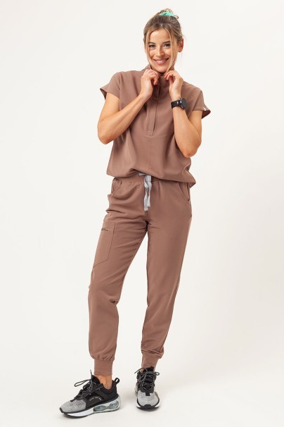 Bluza medyczna damska Uniforms World 518GTK™ Avant On-Shift cynamonowa-2