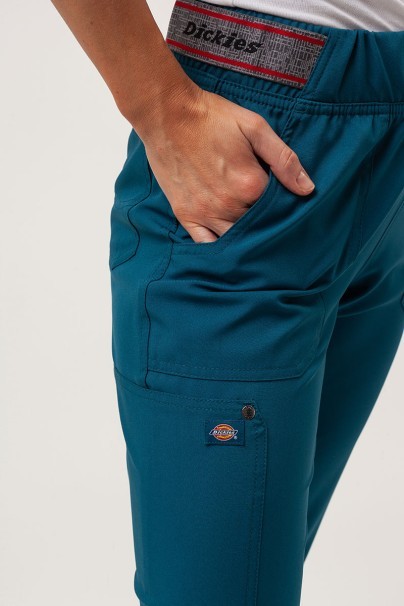 Spodnie medyczne damskie Dickies EDS NXT Mid Rise jogger karaibski błękit-4