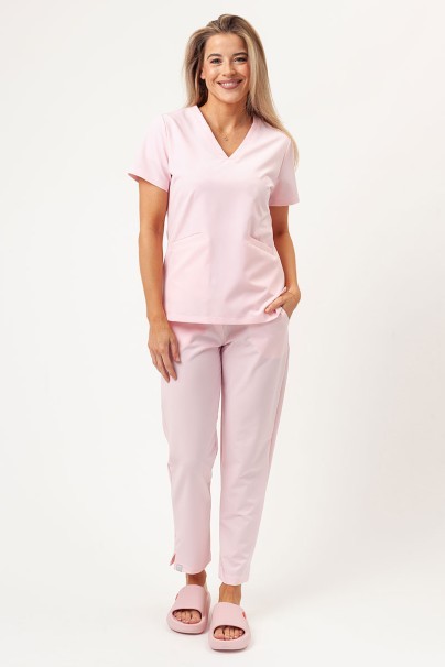 Bluza medyczna damska Sunrise Uniforms Premium Aura pastelowy róż-1