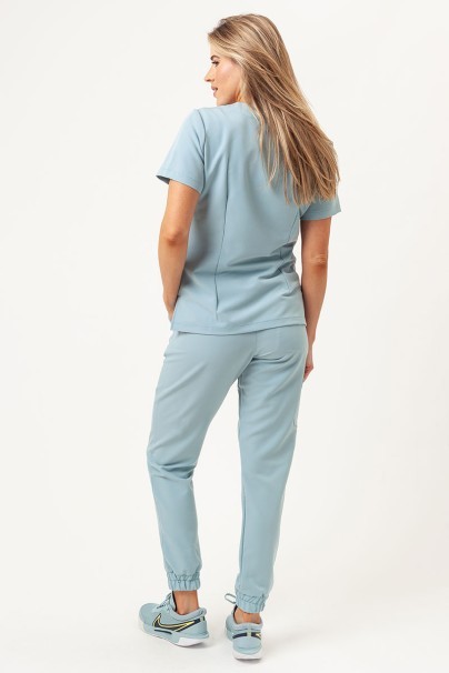 Spodnie medyczne damskie Sunrise Uniforms Premium Vibe jogger aqua-7