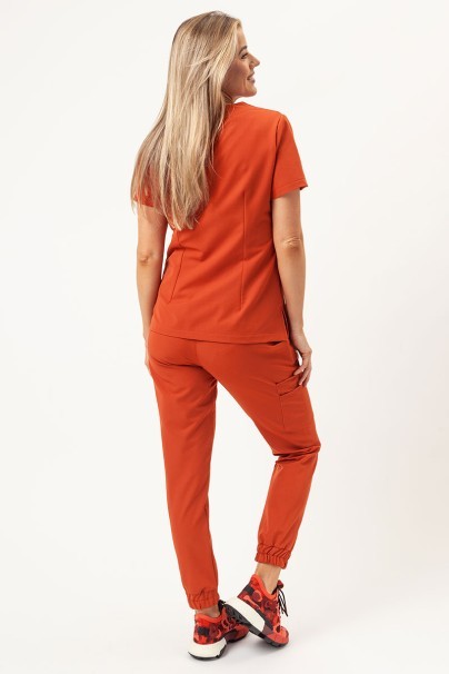 Spodnie medyczne damskie Sunrise Uniforms Premium Vibe jogger rooibos tea-7