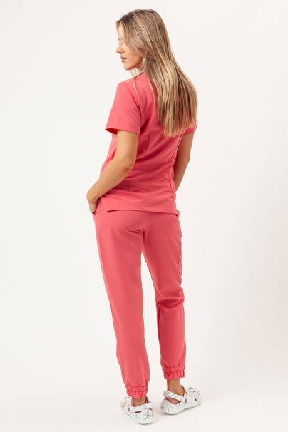 Komplet medyczny Sunrise Uniforms Premium (bluza Aura, spodnie Vibe) koralowy-2