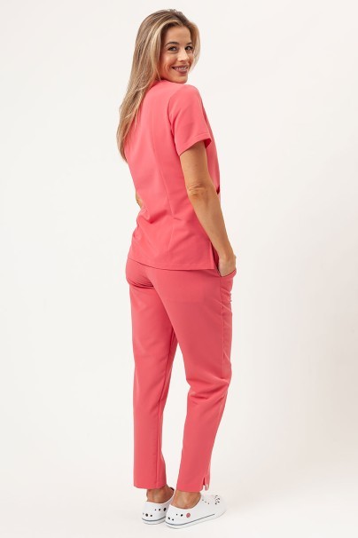 Bluza medyczna damska Sunrise Uniforms Premium Aura koralowa-5