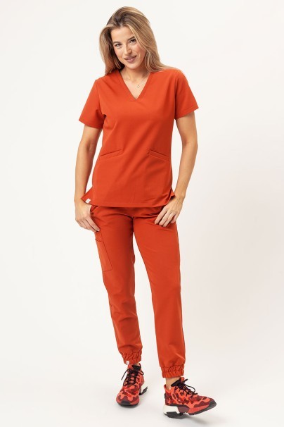 Bluza medyczna damska Sunrise Uniforms Premium Aura rooibos tea-5