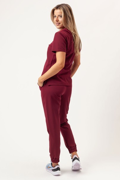 Bluza medyczna damska Sunrise Uniforms Premium Aura śliwkowa-8