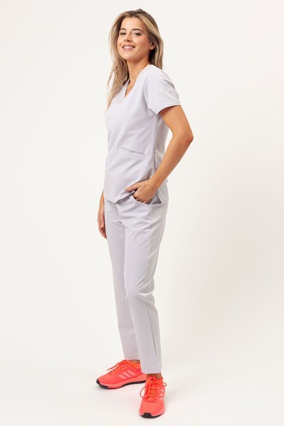 Bluza medyczna damska Sunrise Uniforms Premium Aura popielata-5