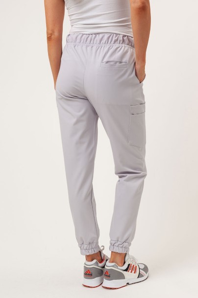 Spodnie medyczne damskie Sunrise Uniforms Premium Vibe jogger popielate-2