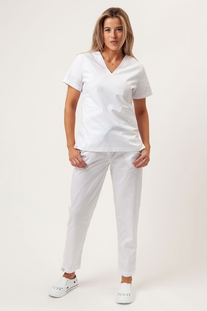 Bluza medyczna damska Sunrise Uniforms Premium Aura biała-5