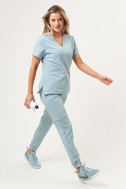 Bluza medyczna damska Sunrise Uniforms Premium Aura aqua-2