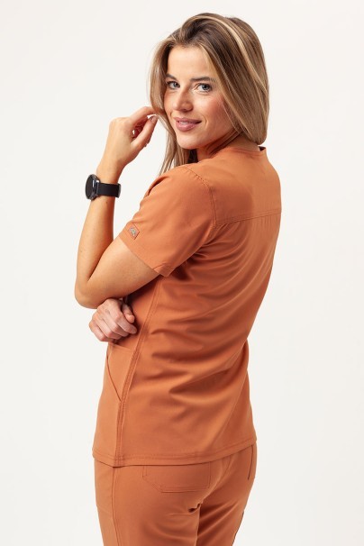 Bluza medyczna damska Dickies EDS NXT V-neck imbirowa-2