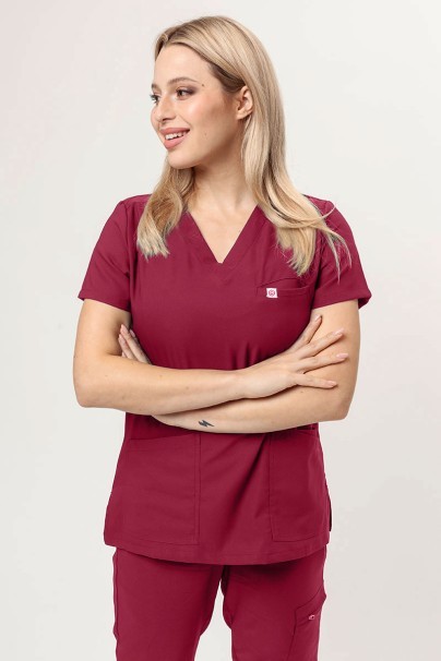 Komplet medyczny damski Uniforms World 109PSX Shelly Jogger (spodnie Ava) burgundowy-2