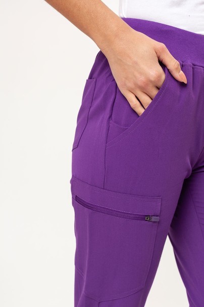Spodnie medyczne damskie Uniforms World 518GTK™ Avant Phillip On-Shift fioletowe-3