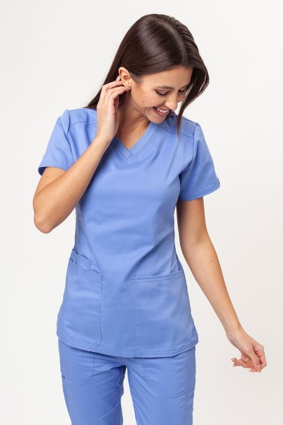 Komplet medyczny damski Cherokee Revolution Tech (bluza V-neck, spodnie Mid Rise) klasyczny błękit-2