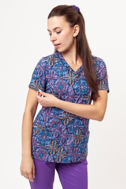 Bluza medyczna damska Cherokee Prints V-neck One In A Medallion-1