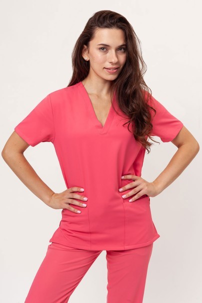 Bluza medyczna damska Velilla Microfiber koralowa-1