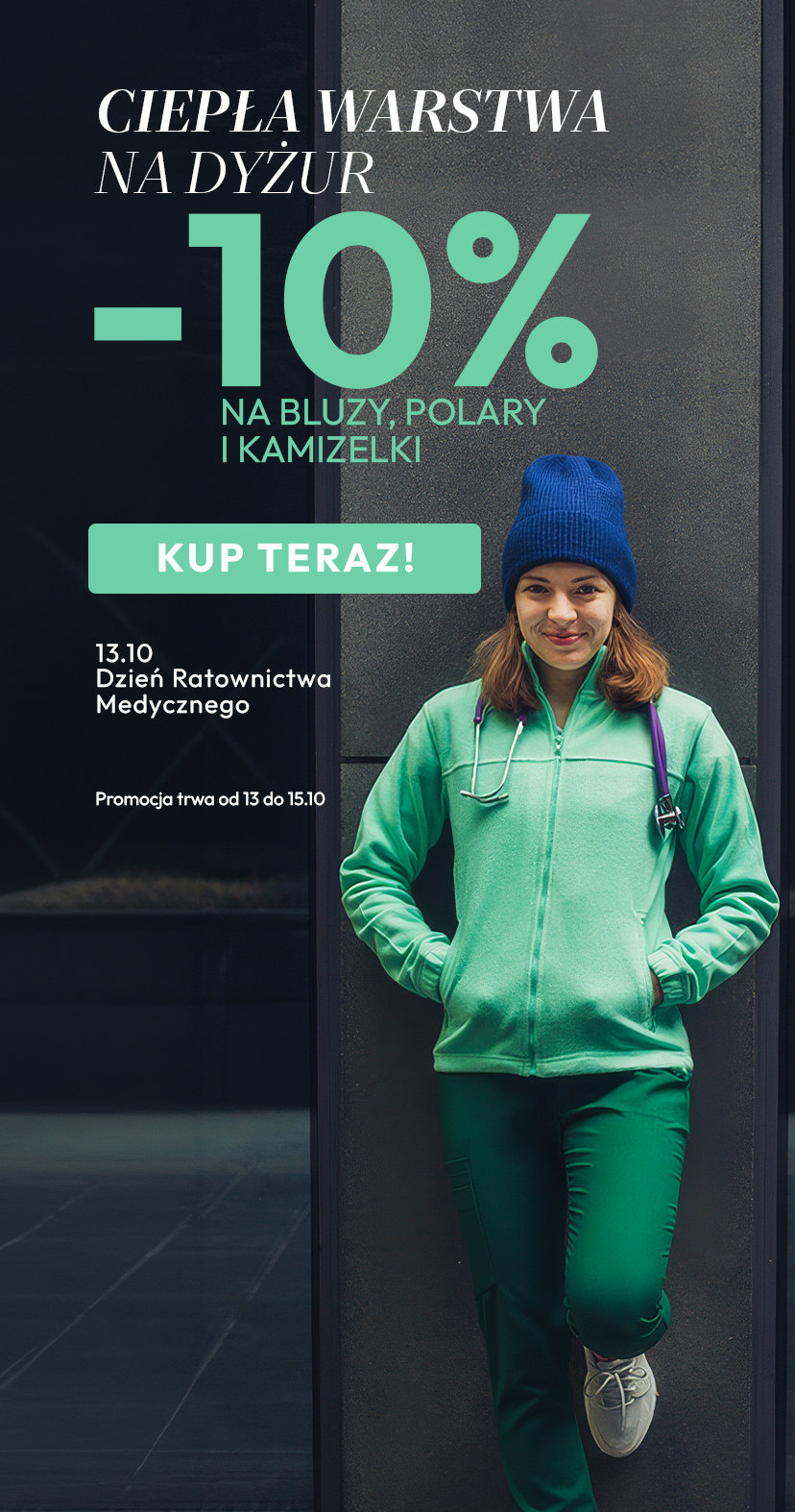 Dzień Ratownika -10% bluzy, polary i kamizelki 13-15.10